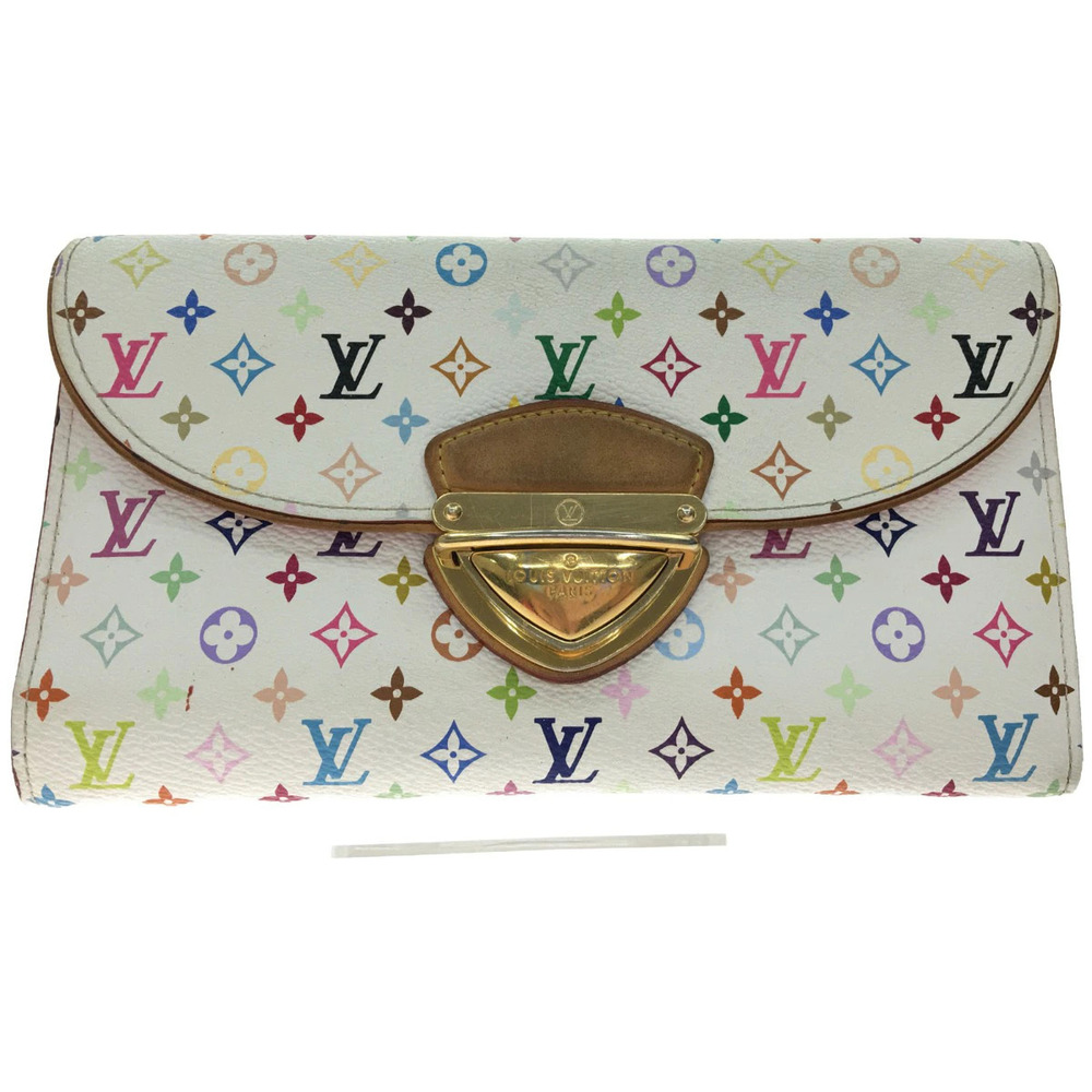LOUIS VUITTON Portefeuille Eugenie Monogram Multicolor White